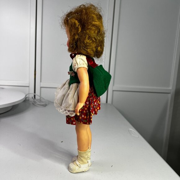 Vintage 1960s Shirley Temple Ideal Doll 14" Toy Collectible In Red Outfit - Picture 10 of 15